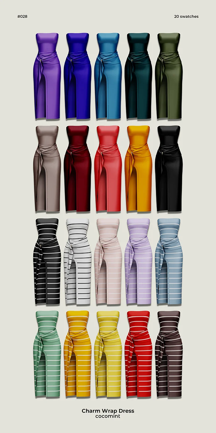 Галерея мода Платье Charm Wrap Dress #1